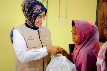 PLN UIW NTB bantu korban banjir di Desa Kabul Lombok Tengah