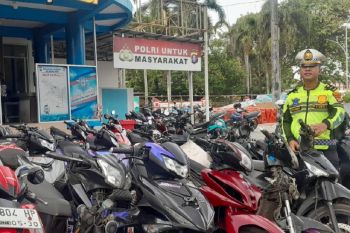 Satlantas Palangka Raya sita 170 sepeda motor diduga balap liar