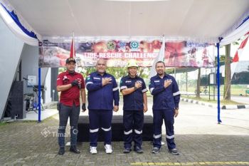 Semarak Bulan K3 Nasional, PT Timah gelar "Fire Rescue Challange"