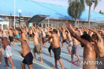 Senam Pagi Tingkatkan Semangat dan Kesehatan Warga Binaan Lapas Pekanbaru