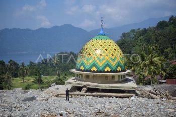 Kondisi Nagari Sungai Batang pascabencana di Agam