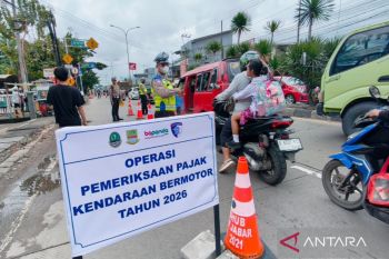 174 kendaraan bermotor terjaring operasi pemeriksaan pajak di Kabupaten Bekasi