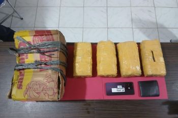 Polda Riau sita 4 bungkus besar ganja usai terima laporan dari layanan call center 110