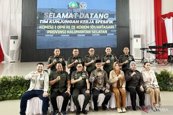 Kunjungi Korem 101 Antasari, Komisi I DPR RI bahas pemekaran Kodam