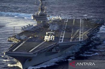 AS tembak jatuh drone Iran yang dekati kapal induknya di Laut Arab