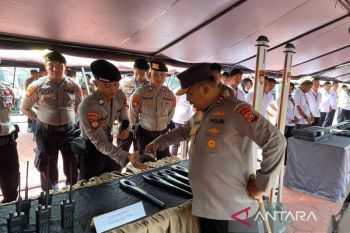 Kapolda Sultra cek Almatsus jajaran pastikan kesiapan pelayanan warga