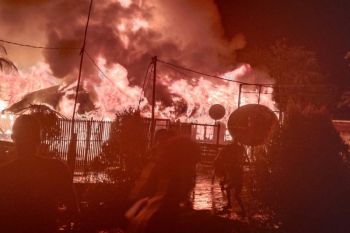 Kebakaran di Atsj Asmat diduga akibat arus pendek listrik