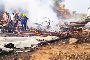 Kecelakaan pesawat di India tewaskan Wakil Kepala Pemerintahan