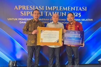 Bangka Selatan raih penghargaan implementasi 100 persen pembayaran gaji ASN melalui SIPD