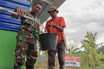 Warga kembali nikmati air bersih setelah dua bulan terdampak bencana