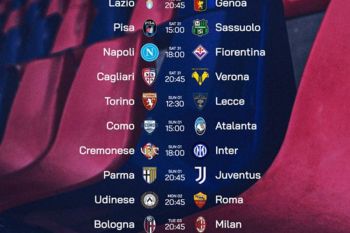 Jadwal Liga Italia pekan ke-23: Inter berpeluang menjauhi AC Milan