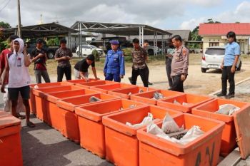 Polisi gagalkan penyelundupan 10 ton timah ilegal di Pelabuhan Tanjungkalian