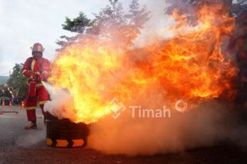 PT Timah gelar "Timah Fire & Rescue Challenge" K3 Nasional