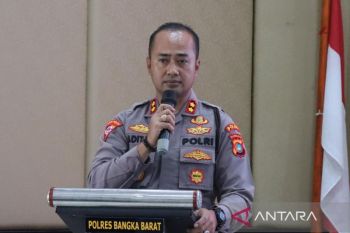 Polres Bangka Barat awasi jalur laut cegah penyelundupan timah