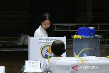 Pemungutan suara fase terakhir pemilu Myanmar digelar di 63 kota