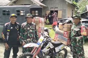 Bekangdam XX/TIB salurkan bantuan pangan untuk penyintas banjir Sumbar