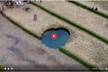 Bukan obat penyembuh, air sinkhole Sumbar mengandung bakteri E. coli - VIDEO