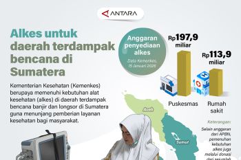 Alkes untuk daerah terdampak bencana di Sumatera