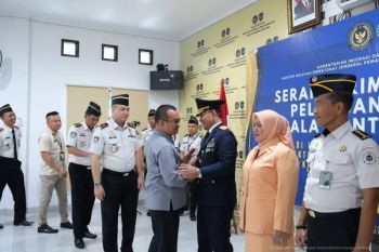 Kanwil Kemenkum Babel hadiri serah terima Jabatan Kepala Kanwil Ditjen Pemasyarakatanl