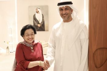 Kedatangan Megawati di UEA disambut Menteri Negara UEA