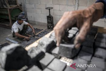 Produksi briket dari limbah kayu Sungai Citarum