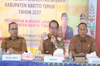 Pemkab Bartim himpun 138 usulan pembangunan dari tujuh desa