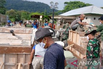 Kodim OKU bangun jembatan gantung Garuda di Baturaja
