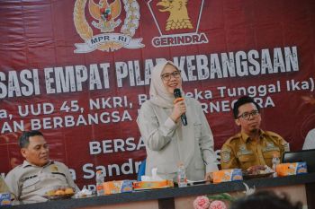 Kartika Sandra Desi sosialisasikan Empat Pilar Kebangsaan di Bayung Lencir Muba
