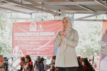 Kunjungi Musi Banyuasin, Kartika Sandra Desi tegaskan pentingnya Empat Pilar Kebangsaan
