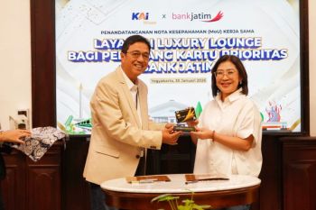 Bank Jatim-KAI Wisata jalin kerja sama perkuat layanan nasabah prioritas
