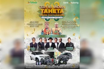 Menuju puncak Gebyar Undian Taheta Bank Kalteng Periode XXIX bersama Padi Reborn