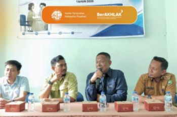 Kepala Kantor Pertanahan Pasaman laksanakan penyuluhan kegiatan PTSL Tahun 2026 di Nagari Padang Matinggi Utara