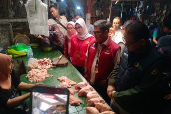Satgas Pangan Polda Jatim sidak pasar di Surabaya jelang Ramadhan