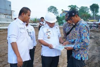 Wali Kota Jambi tinjau progres pembangunan kolam retensi pengendali banjir