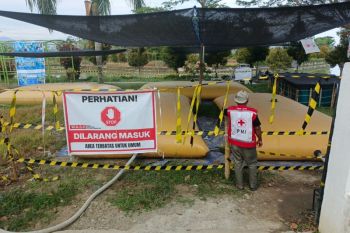 PMI distribusi 2,23 juta liter air bersih untuk warga terdampak bencana di Pidie Jaya