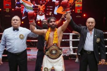 Prince Patel TKO Mussa untuk rebut sabuk juara WBA Asia Gold