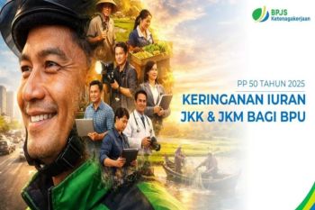 Pemerintah diskon 50 persen Iuran BPJS Ketenagakerjaan bagi pekerja BPU
