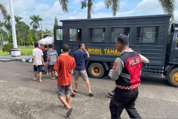 Polres Ogan Ilir titipkan 15 tahanan ke Lapas Tanjung Raja