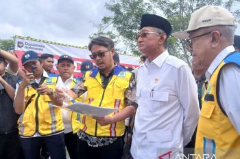 Menteri PU tinjau lubang raksasa Aceh Tengah, sempat gempa saat tanah runtuh