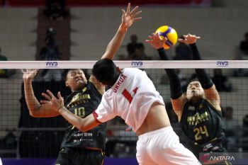 Proliga 2026 - Bhayangkara Presisi tundukkan perlawanan sengit Medan Falcons