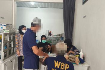 Rutan Baturaja Sumsel periksa kesehatan warga binaan lansia