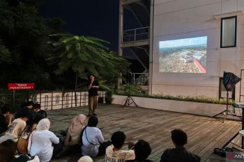 Wartawan ANTARA bagikan cerita meliput bencana di Diskusi Taman Langit