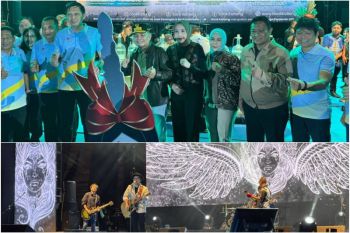 Spektakuler! Gebyar Undian Taheta Bank Kalteng XXIX 2025 memukau bersama Padi Reborn