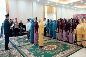 Bupati Barut ajak pengurus TP-PKK, GOW, PP PAUD dan Dekranasda perkuat sinergi