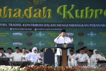 Di hadapan ulama dan Nahdliyin, Prabowo bertekad turunkan biaya haji
