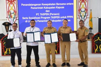 Pemkab Kapuas gandeng PT Taspen berikan jaminan sosial bagi PPPK