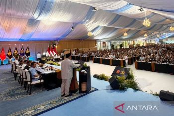 Rapim TNI-Polri, Prabowo soroti prioritas keamanan hadapi geopolitik