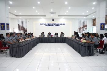 Kemenkum Sumut gelar rapat evaluasi pastikan capaian kinerja sesuaitarget