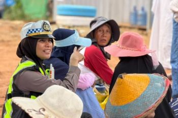 Polres Halteng kedepankan pendekatan humanis amankan aksi unras selama dua hari