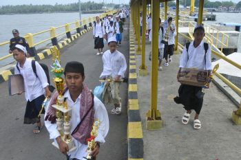 Santri mulai pulang kampung jelang Ramadhan